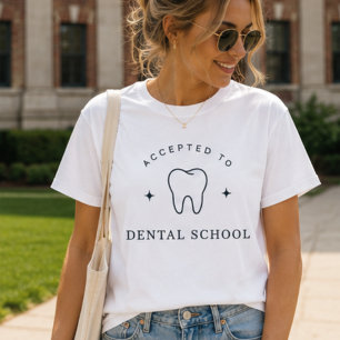 Camiseta Aceptado en la Facultad de Odontología, Futuro Den