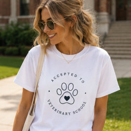 Camiseta Aceptado en la Facultad de Veterinaria, Futuro Vet