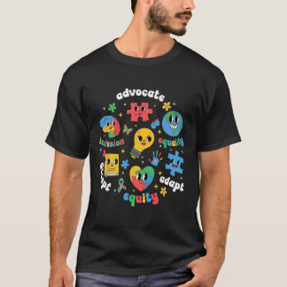 Camiseta Aceptar Adaptación Defender Inclusión Autismo Sens
