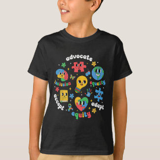 Camiseta Aceptar Adaptación Defender Inclusión Autismo Sens