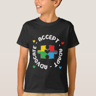 Camiseta Aceptar Advocate Adaptación Advocate Autism Awaren