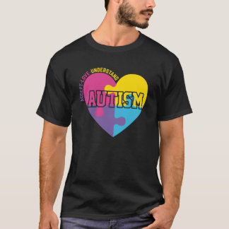 Camiseta Aceptar- Amor- Comprender- Autismo