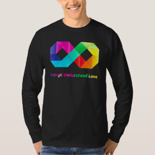 Camiseta Aceptar Comprender Amor Infinito Autismo Concienci