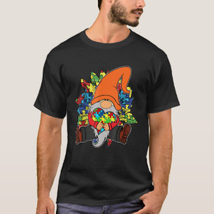 Camiseta Aceptar comprender el amor Gnome Gnome Piezas Auti