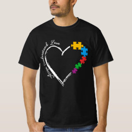 Camiseta Aceptar comprender el amor la conciencia del autis
