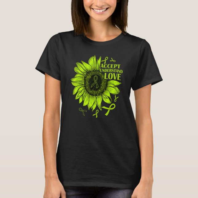 Camiseta Aceptar Comprender El Amor Los Awarenes Del Linfom (Anverso)