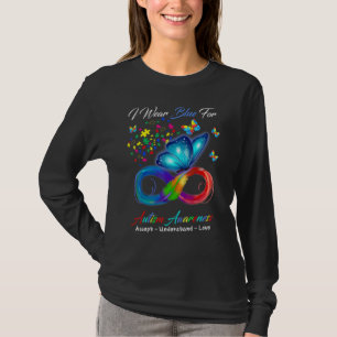 Camiseta Aceptar Comprender El Amor Mariposa Autismo Infini