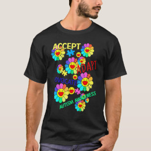 Camiseta Aceptar comprensión amor autismo girasol concienci