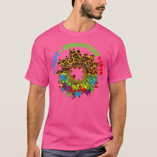 Camiseta Aceptar comprensión amor autismo girasol concienci