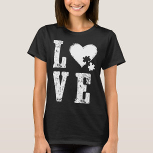 Camiseta Aceptar el amor Entender el autismo apoyar el auti
