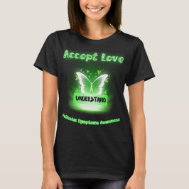 Camiseta Aceptar el amor Entender el linfoma folicular Awar
