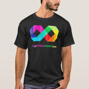Camiseta Aceptar Entender Amar Infinito Conciencia del Auti