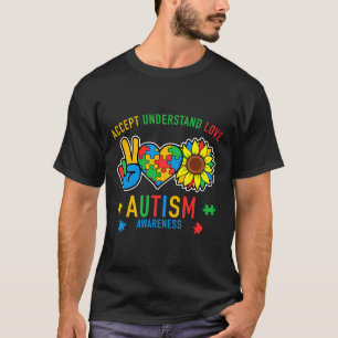 Camiseta Aceptar Entender el amor Autismo Concienciación Gi