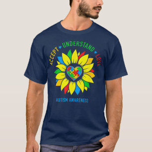 Camiseta Aceptar Entender el amor Autismo Concienciación Gi