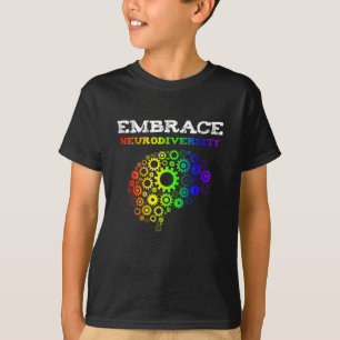 Camiseta Aceptar la Neurodiversidad Autismo Tdah Cerebro Ar