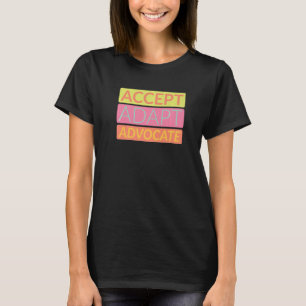 Camiseta Aceptar la terapia de comportamiento de defensa de