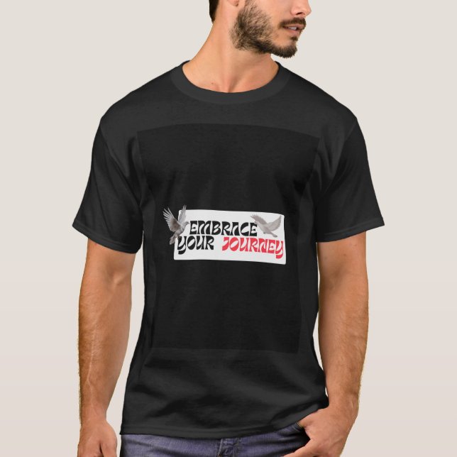 Camiseta Acepte su viaje (Anverso)