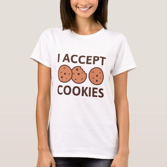 Camiseta Acepto cookies (Anverso)