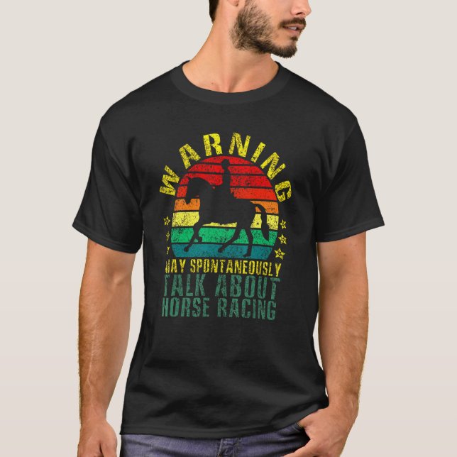 Camiseta Acerca de la Carreras de caballos (Anverso)