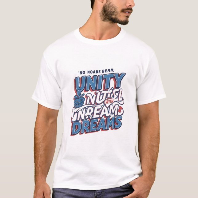 Camiseta Acerca de la unidad y el sueño (Anverso)
