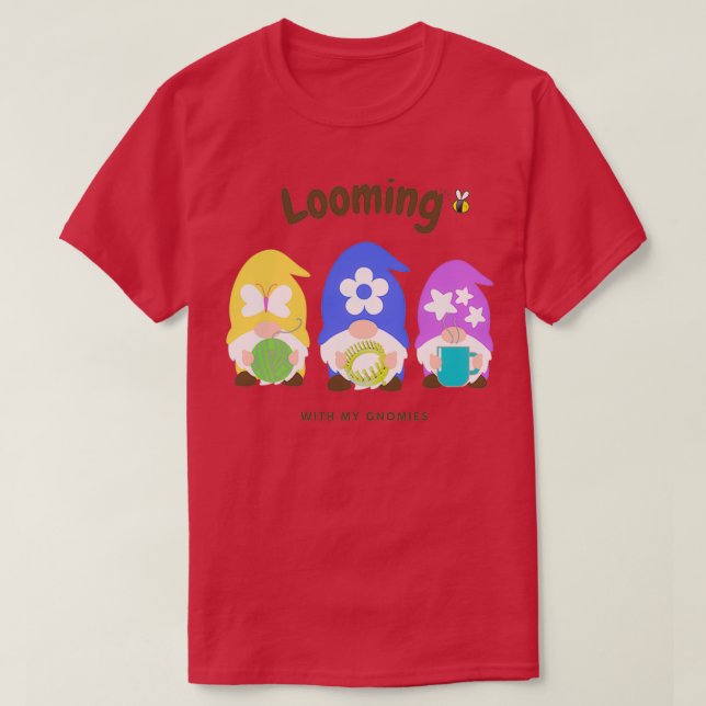 Camiseta Acercándose con mis gnomos (Diseño del anverso)