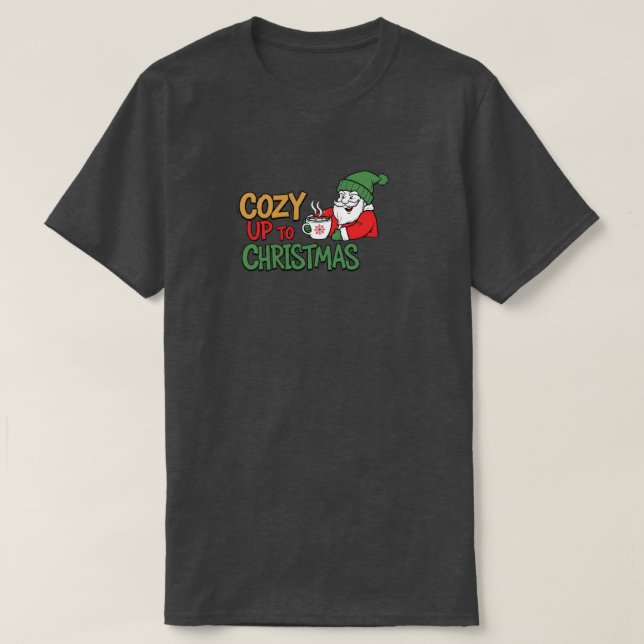 Camiseta Acércate al diseño de Navidad (Diseño del anverso)
