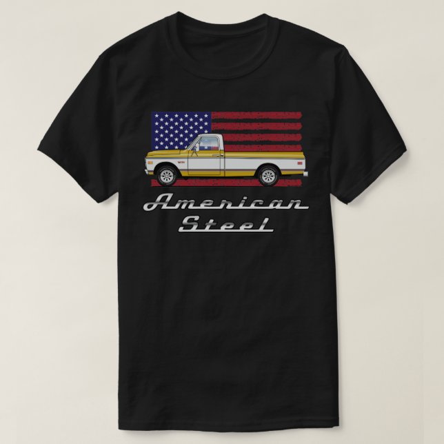Camiseta Acero americano2 (Diseño del anverso)