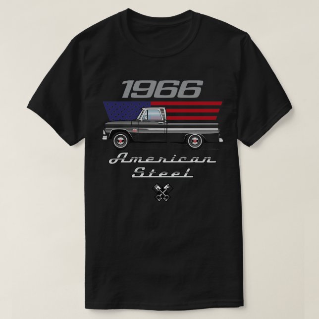 Camiseta Acero americano de 1966 (Diseño del anverso)