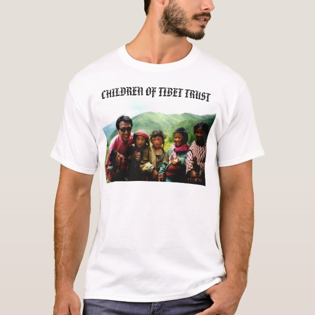Camiseta achi&kids3, NIÑOS DE LA CONFIANZA de TÍBET (Anverso)