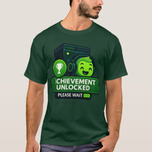 Camiseta “Achievement Unlocked – Gamer Trophy T-Shirt”