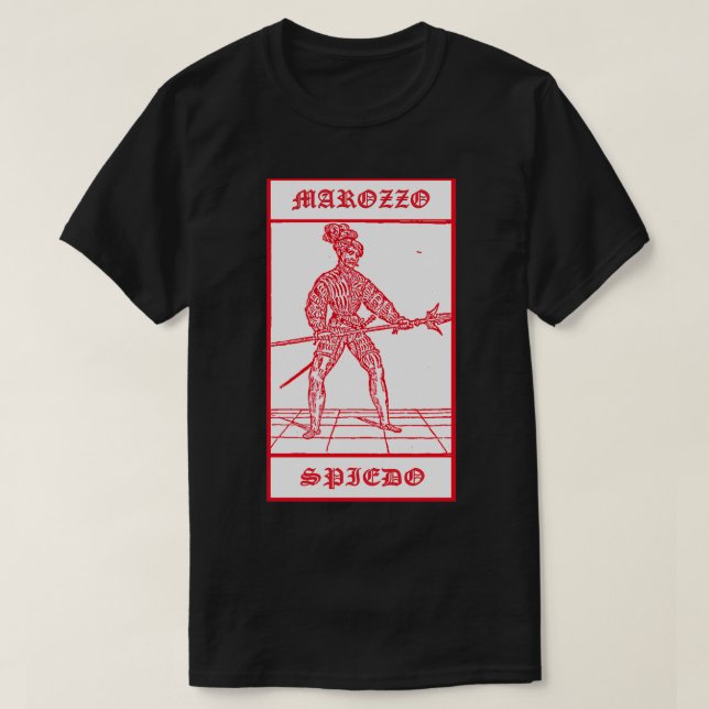 Camiseta Achille Marozzo Spiedo HEMA (Diseño del anverso)