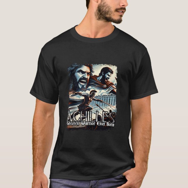 Camiseta Achilles Valor Honor Greek Mythology Warrior Spiri (Anverso)