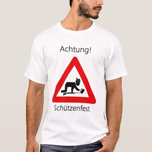 Camiseta ¡Achtung! Schutzenfest (Anverso)