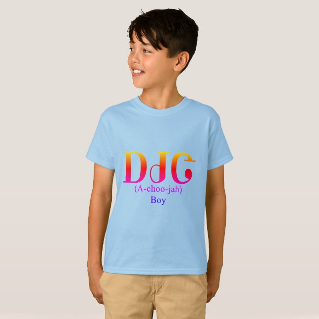 Camiseta Achuja - Niño en Cherokee Mutlicolor (Anverso completo)