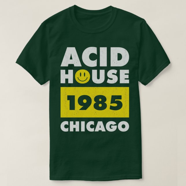 Camiseta Acid House 1985 Vintage (Diseño del anverso)