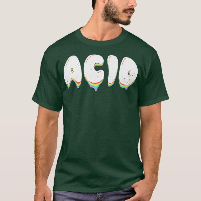 Camiseta Acid House Techno DJ Rave Premium (Anverso)