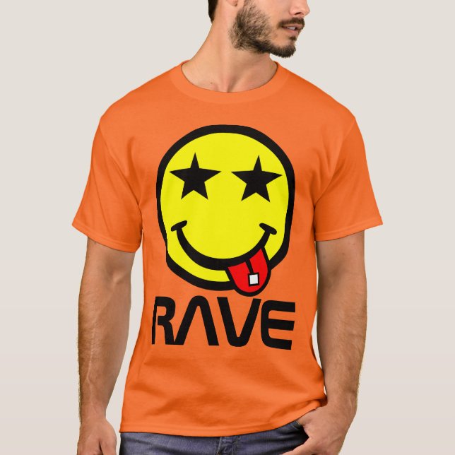 Camiseta Acid Rave Smile Face Tye (Anverso)