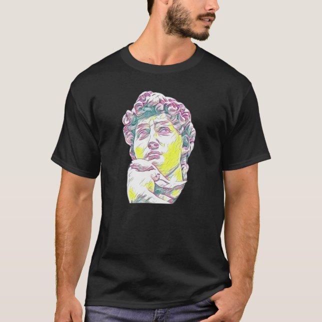 Camiseta Aciente Italia Estatua Romana Resumen Profesor 13 (Anverso)