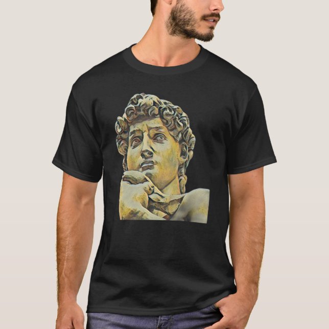 Camiseta Aciente Italia Estatua Romana Resumen Profesor 40 (Anverso)