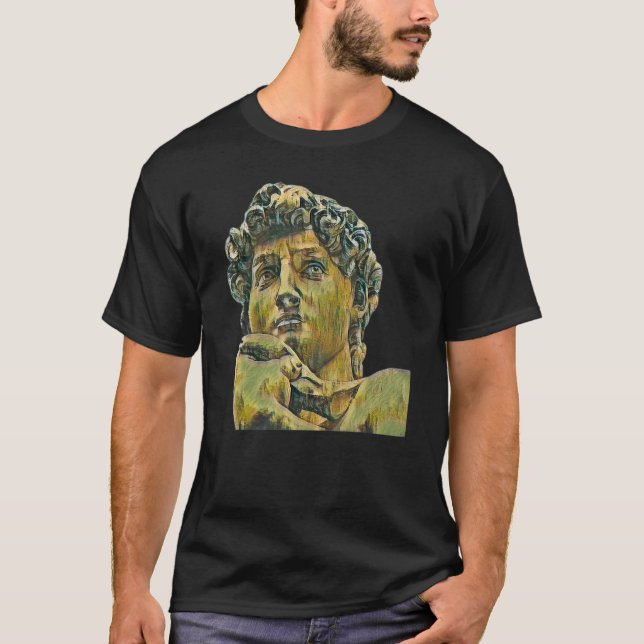 Camiseta Aciente Italia Estatua Romana Resumen Profesor 52 (Anverso)