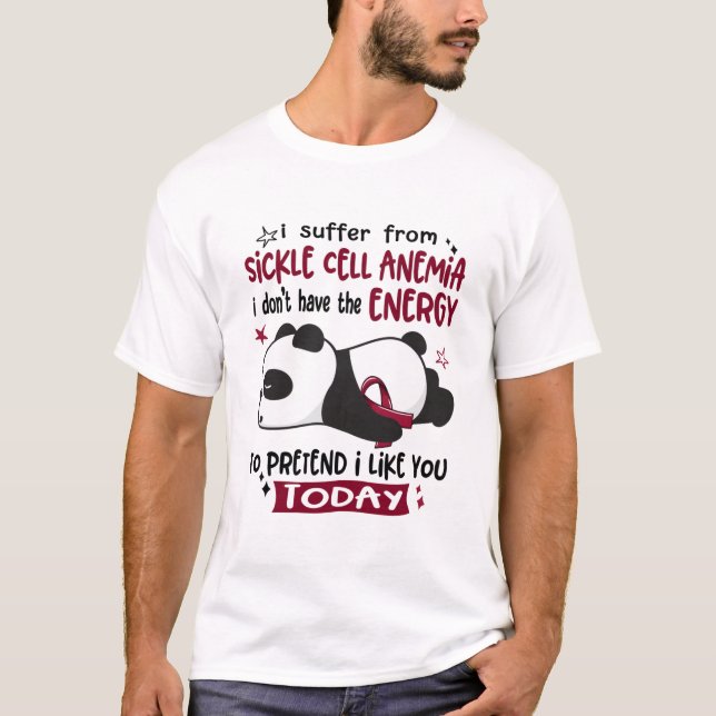 Camiseta Acientización por anemia de células falciformes Me (Anverso)
