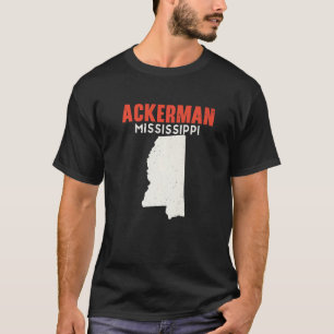 Camiseta Ackerman Mississippi Estados Unidos de América