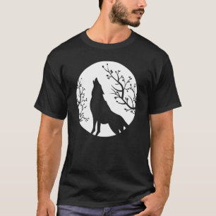 Camiseta Aclamando En El Gótico Lobo Gótico De La Luna 2
