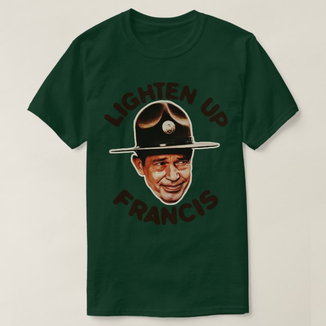 Camiseta Aclarar Francis 1 (Diseño del anverso)
