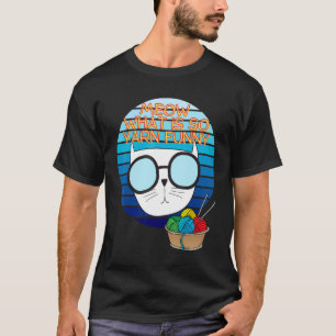 Camiseta Acnur Retro Gato Meow Kitty Para Tejidos