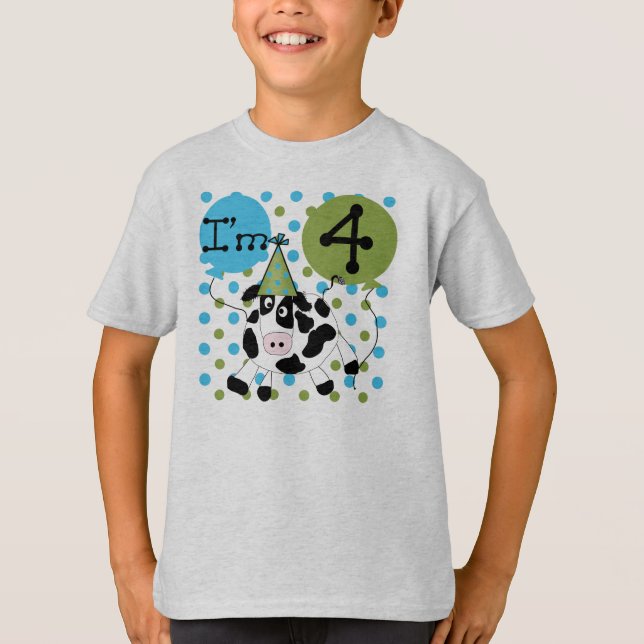 Camiseta Acobarde el 4to cumpleaños (Anverso)