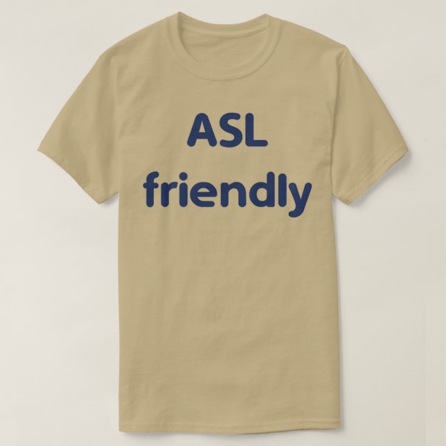 CAMISETA ACOGEDOR ASL 1 (Diseño del anverso)