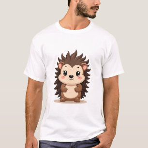 Camiseta Acogedor edgehog en los bosques