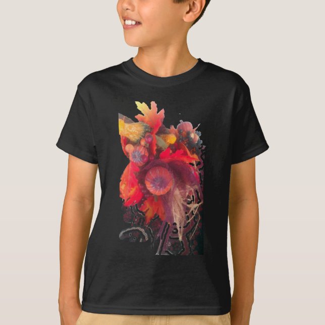 Camiseta Acogedor encanto de otoño - Decoración de otoño y  (Anverso)