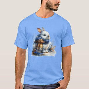 Camiseta Acogedores Deseos De Invierno Al Conejo Especial D